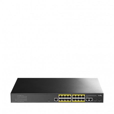 Cudy haldatav 16-pordine PoE+ lüliti GS2018PS2 1.0 L2/L3 Gigabit Ethernet (10/100/1000) 2 uplink GbE