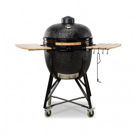 Kamado Bono Limited keraamiline kamadogrill 25″ käru söeküttega, must