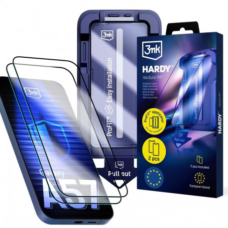 Kaitseklaas 3MK Galaxy A57/A37 Hardy Hardura 9H, 2tk