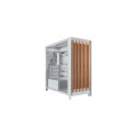 Corsair FRAME 5000D WOOD RS Midi Tower Walnut, White