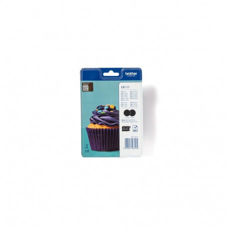 Brother LC123BKBP2 ink cartridge 2 pc(s) Original Black