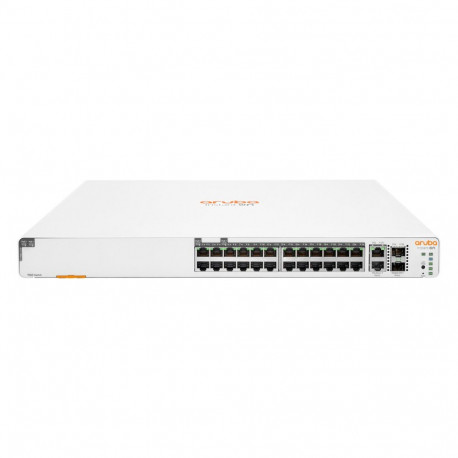 "24+4P HP Enterprise Aruba Instant On 1960 24G 2SFP+ 2XGT PoE+ (370W) M RM Switch"