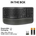 "Logitech WAVE KEYS FOR BUSINESS GRAPHITE"