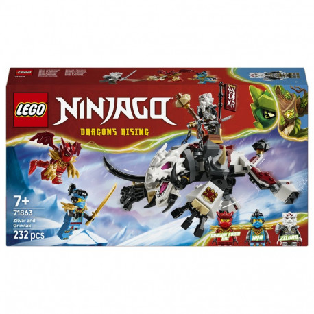 LEGO NINJAGO 71863 Zilvar oma draakonloomal Grimtakil (2.5.)
