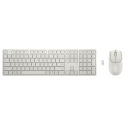 HP klaviatuur-hiire komplekt 495C kahe režiimiga mitme seadmega, valge