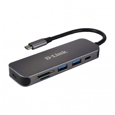 "D-Link DUB-2325/E 5-in-1 USB-C Hub"