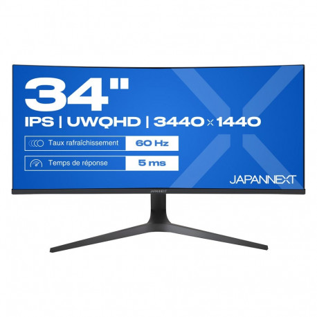 Japannext monitor JN-IPS340UWQHD60C-C65W-HS-W 86,4cm/34" (3440x1440) 21:9 UWQHD IPS 5ms 60Hz HDMI Di
