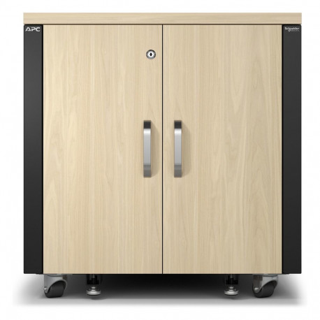 "APC NetShelter - Schrank (vertikal) - schallisoliert - AC 100-230 V - Ahorn - 12U - 48.3 cm (19"") 