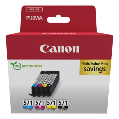 Canon tindipatruunid 0386C009 multipakk, must, tsüaan, magenta, kollane