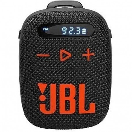 Wireless speaker JBL Wind 3 with handlebar holder black and orange