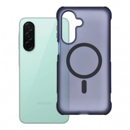 Case for Samsung A27 Forcell F-Protect BumperX Premium compatible with MagSafe navy blue