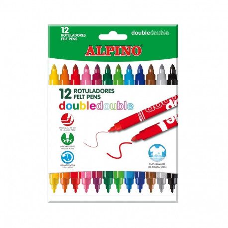 Alpino vildikad topeltotsaga 10+2 värvi