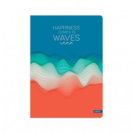 Kõvakaaneline märkmik WAVES SQUARED A5