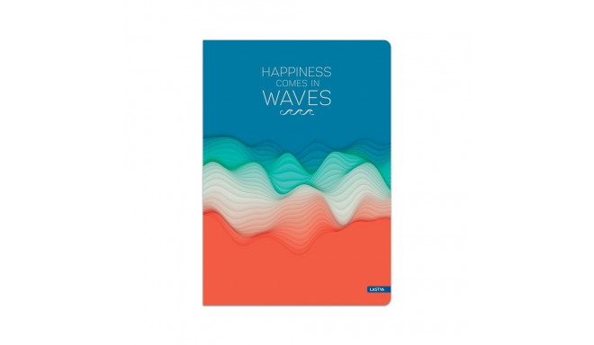 Kõvakaaneline märkmik WAVES SQUARED A5