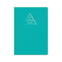 HARD COVER NOTEBOOK A5 SILVER SQUARED