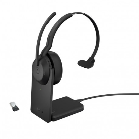 Audio Equipment - JABRA Evolve2 55 MS Mono Headset, 18 Hours Battery Life, ANC, Black