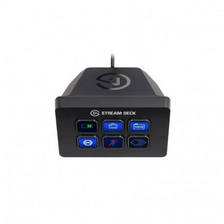 Streaming Device - ELGATO Stream Deck Mini, 6 Programmable Buttons, USB, LED Backlit, Black