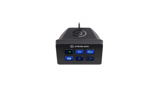 Streaming Device - ELGATO Stream Deck Mini, 6 Programmable Buttons, USB, LED Backlit, Black