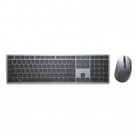 Keyboard and Mouse Set - Dell Pro Plus KM7321W, Wireless, RF/Bluetooth, Russian QWERTY, Black