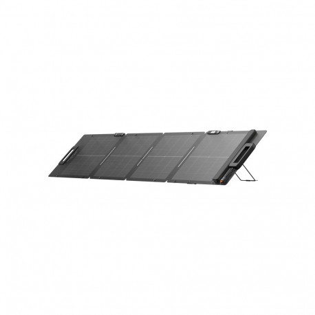 Photovoltaic Panel - EcoFlow 110W Bifacial Solar Panel With Adjustable Stand - Black