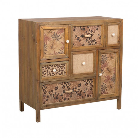 Cabinet ZARA 80x36xH79cm, brown