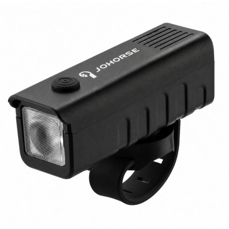 iLike JOHORSE USB Rechargeable Bike Headlight, High Brightness LED Bicycle Front Light, IPX4 Waterpr