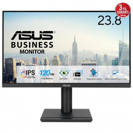 Asus LCD Monitor||23.8 "|1920 x 1080 pixels|Full HD|Native aspect ratio 16:9|LED|Flat|90LM02W1-B0117