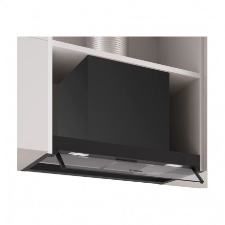 Bosch DBB65CC60 Built-in Extractor Hood, B, Width 60 cm, Max extraction power 582 m3/h, Matte Black 
