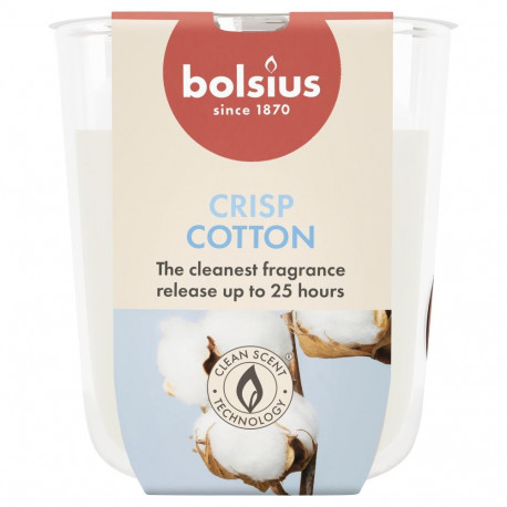 CANDLE SCENTED FRESH COTTON H8CMD7.3CM