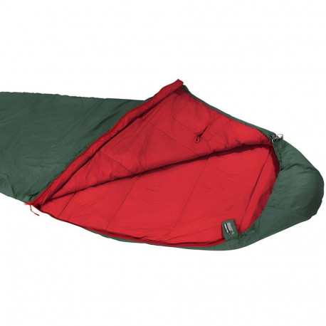 High Peak magamiskott Ultra Pak 500 Eco 205x75x50cm 23254, roheline-punane