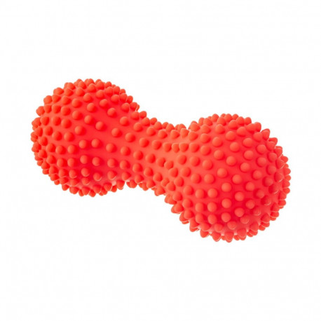 Wałek Fizjo Spiky do masażu i rehabilitacji Tullo duoball 15,5 cm czerwony REF864