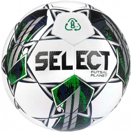 Piłka nożna hala Select Futsal Planet FIFA Basic biało-czarno-szaro-zielona 17646/1014387