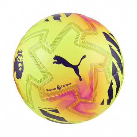 Piłka nożna Puma Orbita Ultimate PL Lights żółta 84702 01