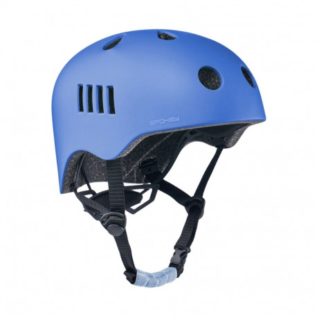 Kask rowerowy Spokey Pumptrack 48-52 cm niebieski 944784