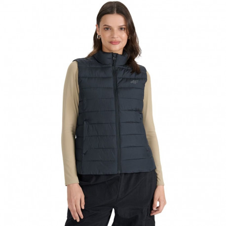 4F naiste vest F218 4FWAW25TVJAF218 20S, süsimust