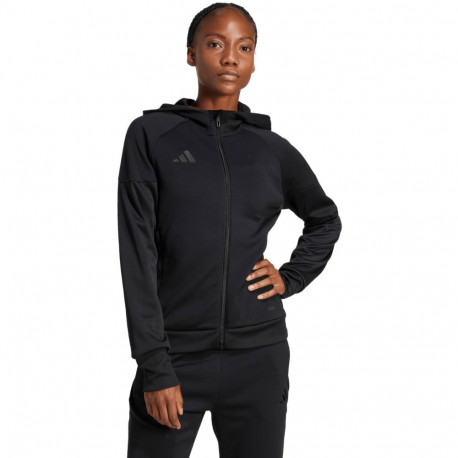 Bluza damska adidas Tiro 25 Hoodie Full-Zip czarna JD9079