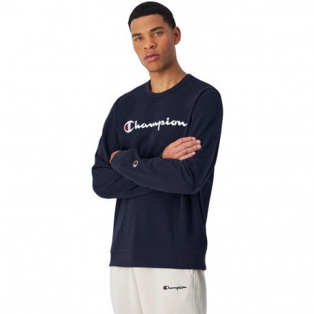 Champion meeste pusa Crewneck Sweatshirt 220727 BS501, tumesinine