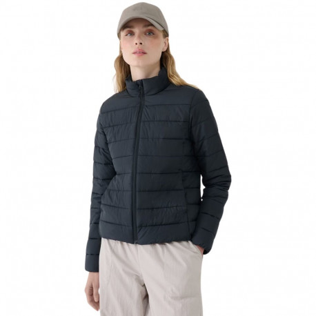 4F naiste tepitud jope F533 4FWSS25TDJAF533 20S, süsimust
