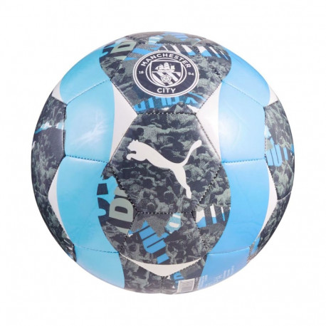 Puma jalgpall MCFC Prematch 84548 74, hall-sinine