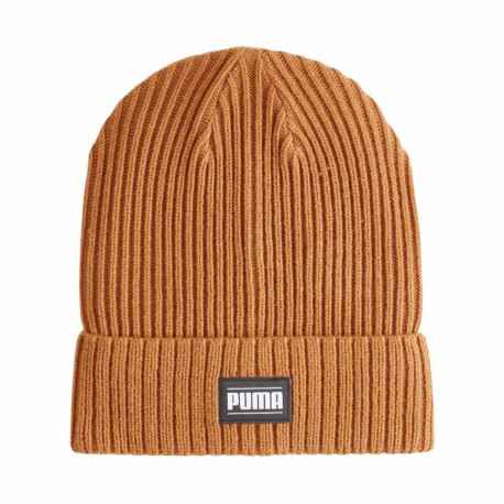 Puma müts Ribbed Classic Cuff Beanie 024038 12, helepruun