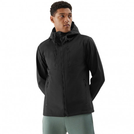 4F meeste softshell-jakk M224 4FWSS24TSOFM224 20S, süsimust