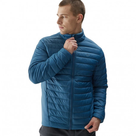 Kurtka męska pikowana 4F M239 denim 4FAW23TDJAM239 32S