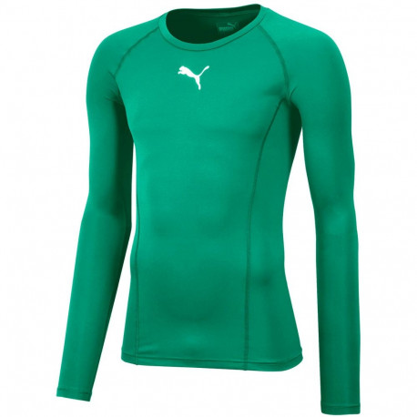 Puma meeste pikkade varrukatega särk Liga Baselayer 655920 05, roheline