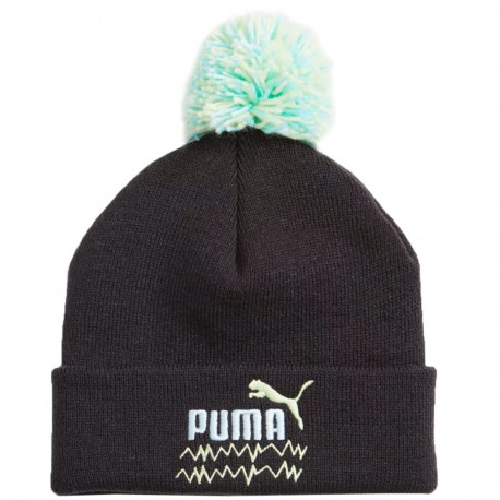 Czapka dla dzieci Puma Mixmatch Pom Pom czarna 024798 01
