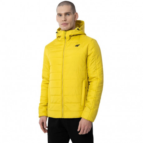 4F meeste jope H4Z22 KUMP006 45S, kollane