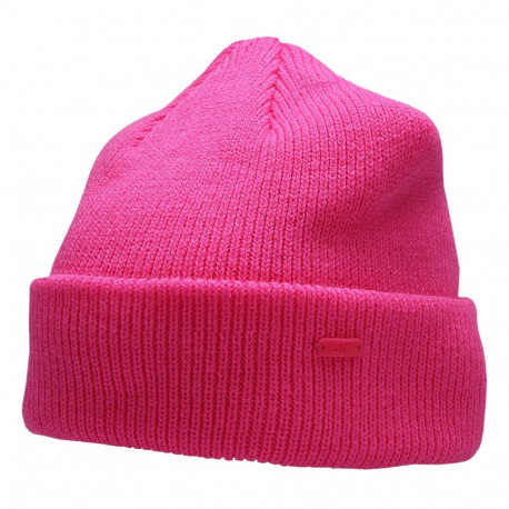 4F naiste müts H4Z22 CAD006 55N, neonfuksia