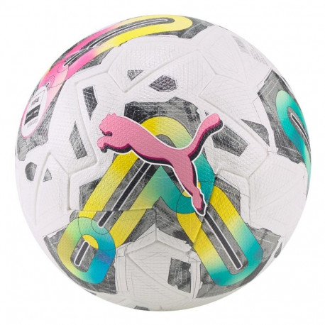 Piłka nożna Puma Orbita 1 TB biało-zielono-różowa 83774 01