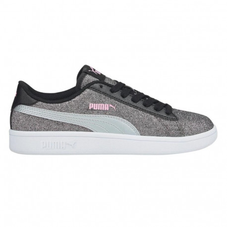 Puma lastejalatsid Smash v2 Glitz Glam 367377 26, hõbedased