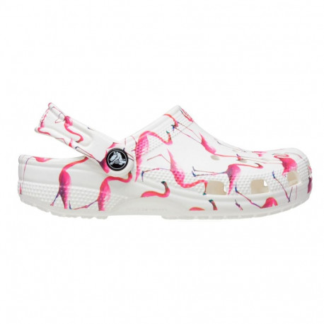 Chodaki dla dzieci Crocs Classic Party Kids biało-różowe 207826 1CW