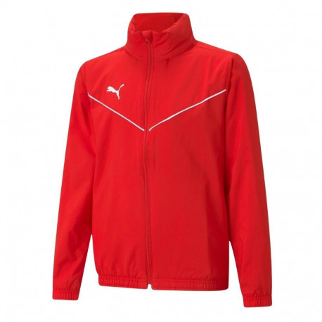 Kurtka dla dzieci Puma teamRISE All Weather Jacket czerwona 657402 01